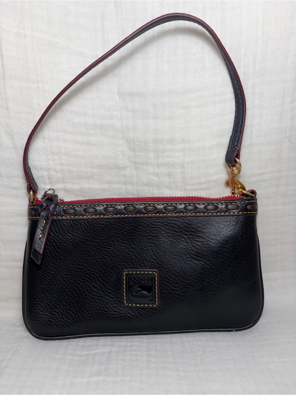 Dooney & Bourke Florentine Large Slim Wristlet Midnight Navy